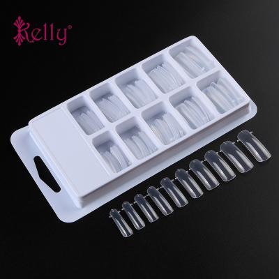 China Eco-friendly 100 Pcs / Case Nail Art Acrylic Nail Builder Gel Tips Quick Extension Accessories For Poly Gel for sale