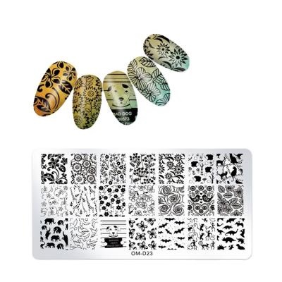 China New Design Nail Stamp Plate Durable Nail Art Image Printing Template for sale