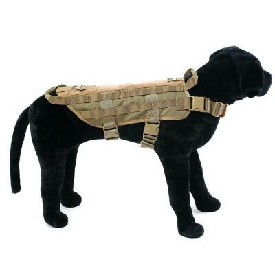 China Stocked Dog Vest Training Nylon Tactical Dog Apparel Summer Large Dog Clothes for sale