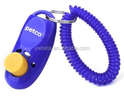 China Viable Custom Logo Printed Pet Cat Dog Training Clickers for sale