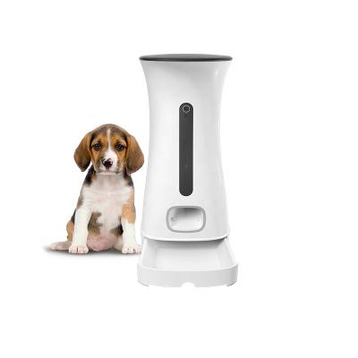 China Auto Smart Pet Feeder With Wi-Fi With Camera Pet Food Feeder for sale