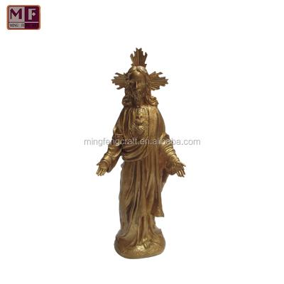 China Religious Resin Customized Statue Outdoor Or Indoor Decor Christian Figurine Religious Home Decor for sale