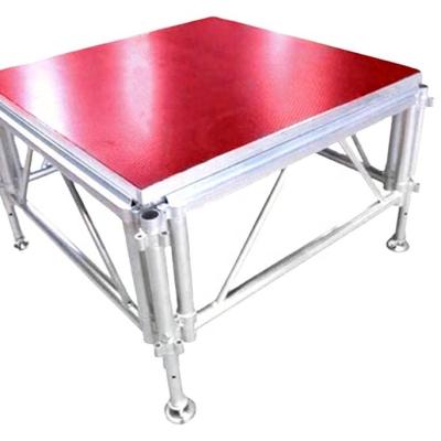 China Aluminum Alloy 6082-T6/6061-T6 Adjustable Aluminum Platform Portable Stage Platform for sale