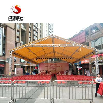 China Lightweight Aluminum Blow Truss Roof Outdoor Event Stage Lighting Aluminum Truss Roof Truss for sale