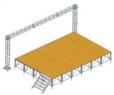 China Events stage backdrop aluminum truss, spigot truss, decorative aluminum truss for sale