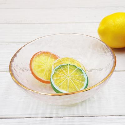 China Large Capacity Storage Sustainable High Quality Fruit Set Crystal Glass Mixing Fancy Bowl for sale