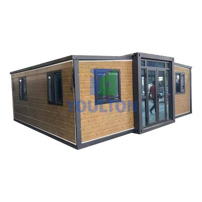 China Modern Tiny expandable container house 3 bedroom 40ft luxury for sale