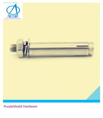 China food & Beverage SUS304 stainless steel expansion bolts sleeve anchors includes nuts and washers for wall etc. concrete. for sale