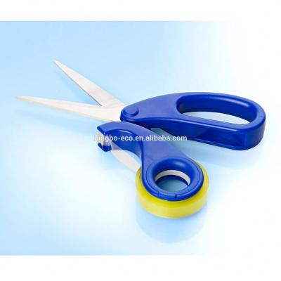 China Convenience Household Office Stationary Scissors with Sticky Tape and Dispenser for sale