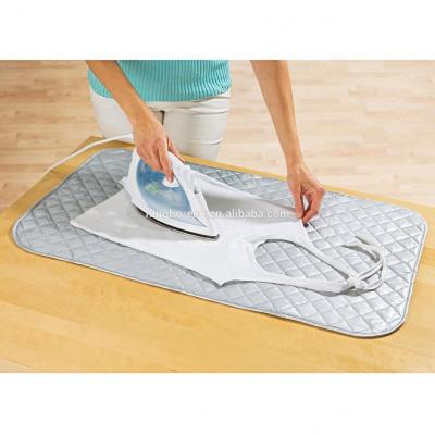 China Space Cotton Polyester Ironing Board Blanket/Foldable Saving Portable Iron Ironing Mat Pad/Heat Resistant Mat for sale