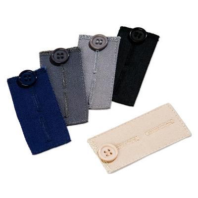 China Eco-friendly set of 5 cotton jeans and pants button up waist supplements pants belt supplement for sale