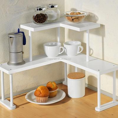 China Multifunctional Kitchen Viable Kitchen Tools Rack Corner Storage Rack Rack for sale