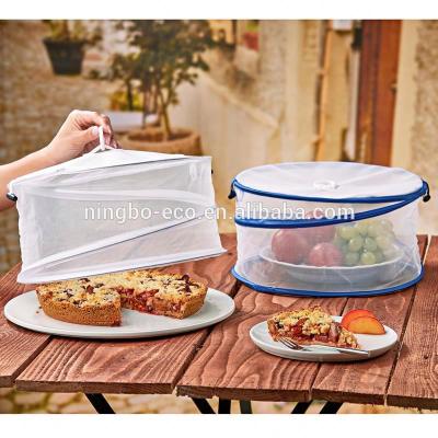 China Viable Outdoors Pop Mesh Food Cover Automatic Mesh Screen Food Cover for sale