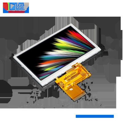 Κίνα RGB 24bit Προσαρμοσμένη οθόνη LCD 4,3 ιντσών Χρωματική οθόνη αφής TFT 550cd προς πώληση