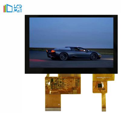 China 5 Zoll 800x480 TFT-LCD mit CTP-Bildschirm mit RGB-Schnittstelle zu verkaufen