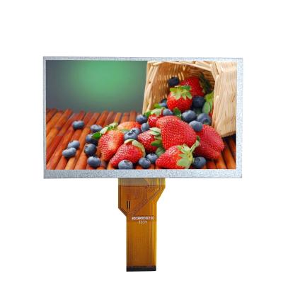 중국 7인치 TFT LCD 디스플레이 800*480 전송 RGB 인터페이스 430cd 밝기 판매용