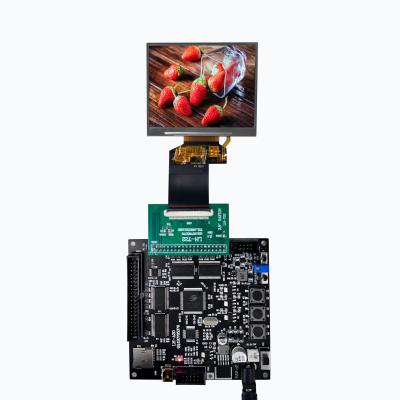 China LCD Mall 3,5 Zoll benutzerdefiniertes Touch Panel TFT LCD Modul -20°C~70°C Betriebstemperatur 54pin für Industrie zu verkaufen