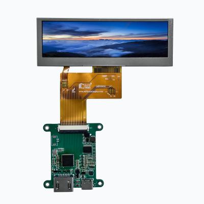 China 3.9 Inch HDMI Interface TFT LCD Display With IPS Viewing 480x128 Resolution LCD Screen for sale