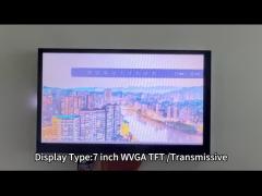 7 Inch TFT LCD Module 1024x600 Display For Automotive With CPT Touch IPS Wide Viewing Angle