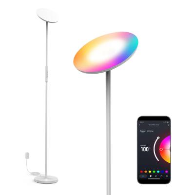 Κίνα Πολύχρωμο πρακτικό RGB Standing Lamp , γωνιακό φωτιστικό DIY RGB 2000 Lumen προς πώληση