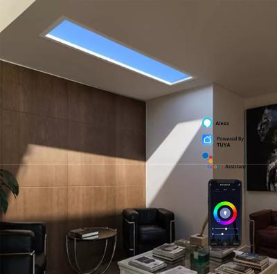 China 50 Watt Artificial LED Skylight 30x60 Zigbee Gateway RGB Changing Colors for sale