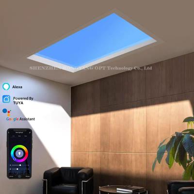 China 4000lm 6500k Fake Skylight Light , 60x60 110VAC Artificial Sunlight Skylight for sale