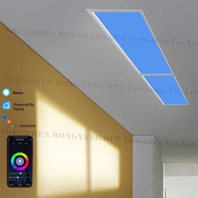 Китай Tuya WiFi BT Control LED Skylight Panel Снижаемая цветовая температура 2100-7000K продается