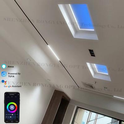 Cina CCT 600x600 luce artificiale quadrata del cielo, soffitto LED simula la luce solare in vendita