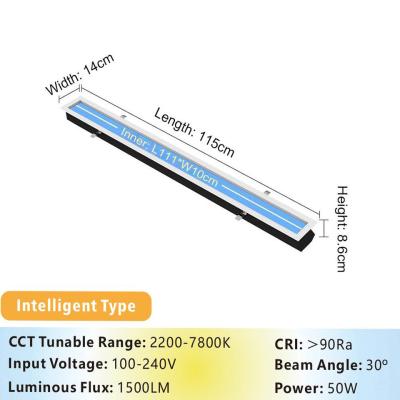 China Luz de panel LED de 50W 86mm delgado 2000LM 100-240V L1150 XW 140 X H86mm en venta