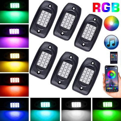 China Fernbedienung LED RGB Rock Lights Langlebiger Stall für Motorrad zu verkaufen