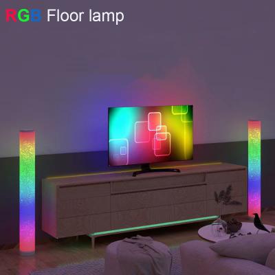 China Dimbare Staande RGB Hoek Vloerlamp App Control ‎44.5x14x14CM Te koop