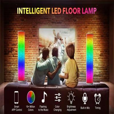 China Polypropyleen 20W RGB-hoekvloerlamp Smart Phone App-bediening 16 miljoen kleuren Te koop