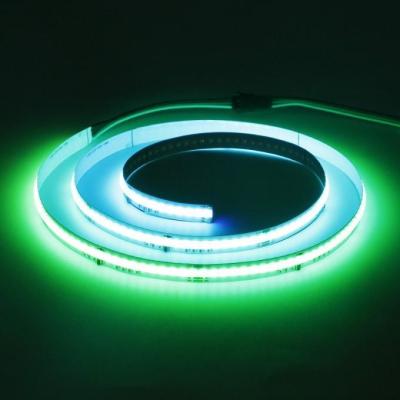 中国 調整可能な実用的な RGB COB LED ストリップ 10M 2700K-6500K CCT 防水 販売のため