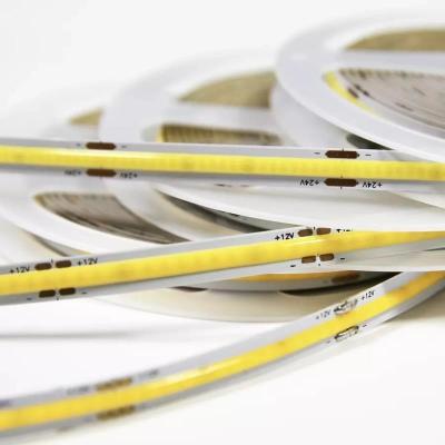 China 320LED/M 2700K COB LED Strip Light 180 Angle Flexible 24V Warm White for sale