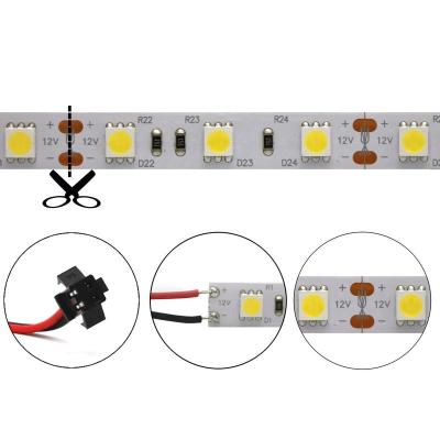 Cina Striscia LED RGB Multicolor Cuttable SMD 5050 60LED/M Lunghezza 100mm in vendita