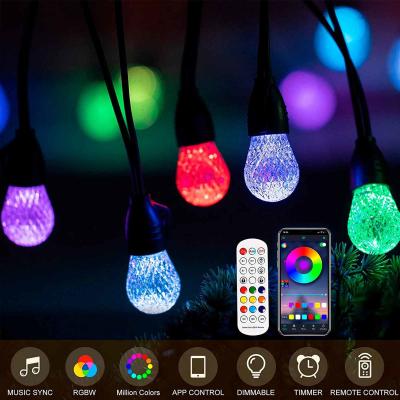 Chine Lumière de guirlande infrarouge RVB de Noël DC 5V 48ft à télécommande pour la fête à vendre