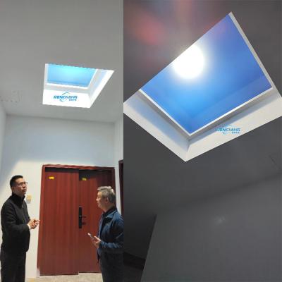 China IP65 Vertical LED Sunlight Panel with 10000lm Luminous Flux Output 180 Degree for sale