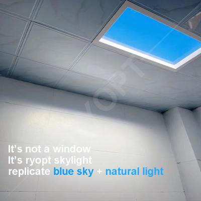 China Adjustable Brightness LED Skylight Panel Color Temperature 2100-7500K Panel with Easy Installation and Long Lifespan for sale