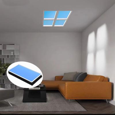 China CCT Dimmable Diy Faux Skylight Panels Artificial Sunlight 50W Tuya Biorhythm for sale