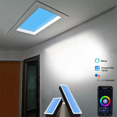 Cina L'acrilico rettangolare luce guida pannello Max 100W soffitto montato luce per la luce naturale del giorno in vendita