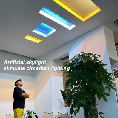 中国 Smart Dimmable 300x600 Artificial Sky Light ,​ No Flicker Fake Skylight Light 販売のため