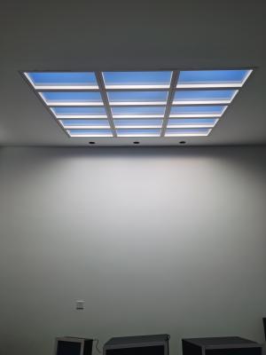 China Artificial LED Skylight Panel Input Power Range 110V-240VAC Current 7.2A for sale