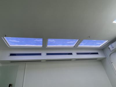 中国 Wide Coverage Aluminum Alloy LED Skylight With 50 000 Hours LED Life Intensity White Light 販売のため