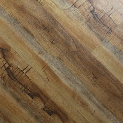 China EUROPEAN Durable Wood Laminate Flooring U Groove Easy Click Hdf Laminate Flooring for sale