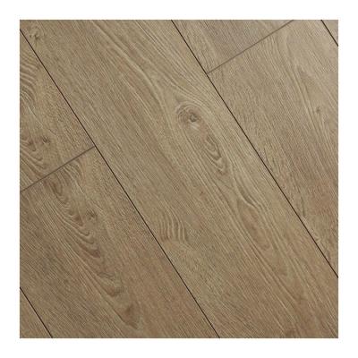 China Modern Laminated Vinyl Flooring 12mm Super High Gloss Oak Laminate Hardwood Flooring for sale