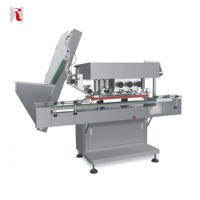 China Stock Instant Semi Automatic Pneumatic Type Food Machine Rollers Screw Capping Machine for sale