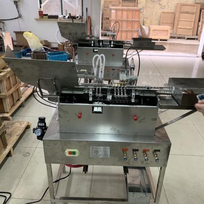 China food & Beverage Shops LSAG-2 Automatic Ampoule Filling And Sealing Machine For Glass Ampoule Production Line for sale