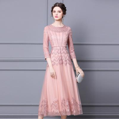 China 2022 New Anti-Static High-end Elegant Women Dresses Casual Fashion Plus Size Party Dresses for sale