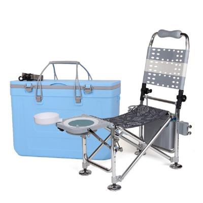 China Leisure Fishing Fishing Chair Metal Outdoor Furniture Practical high-quality Folding Portable Comfortable Fashionable Fishing Chair for sale