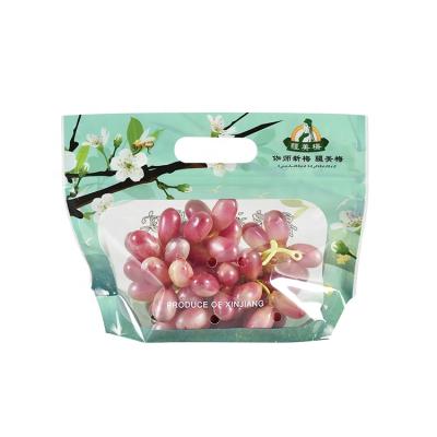 China Wholesale excellent quality heat seal mylar moisture proof bag stand up fruit vent bag with zipper for fruits for sale